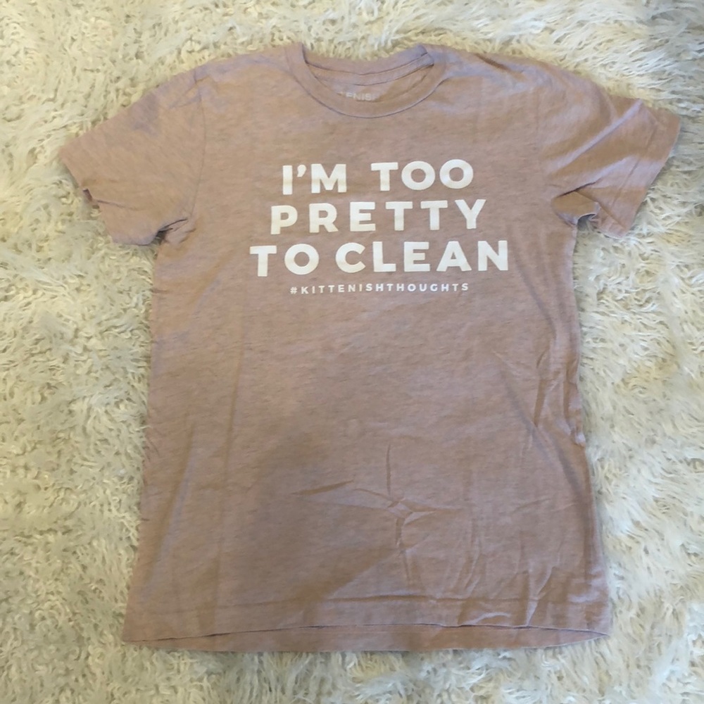 Kittenish “too pretty to clean”